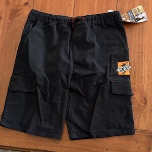 Black Cargo Youth shorts